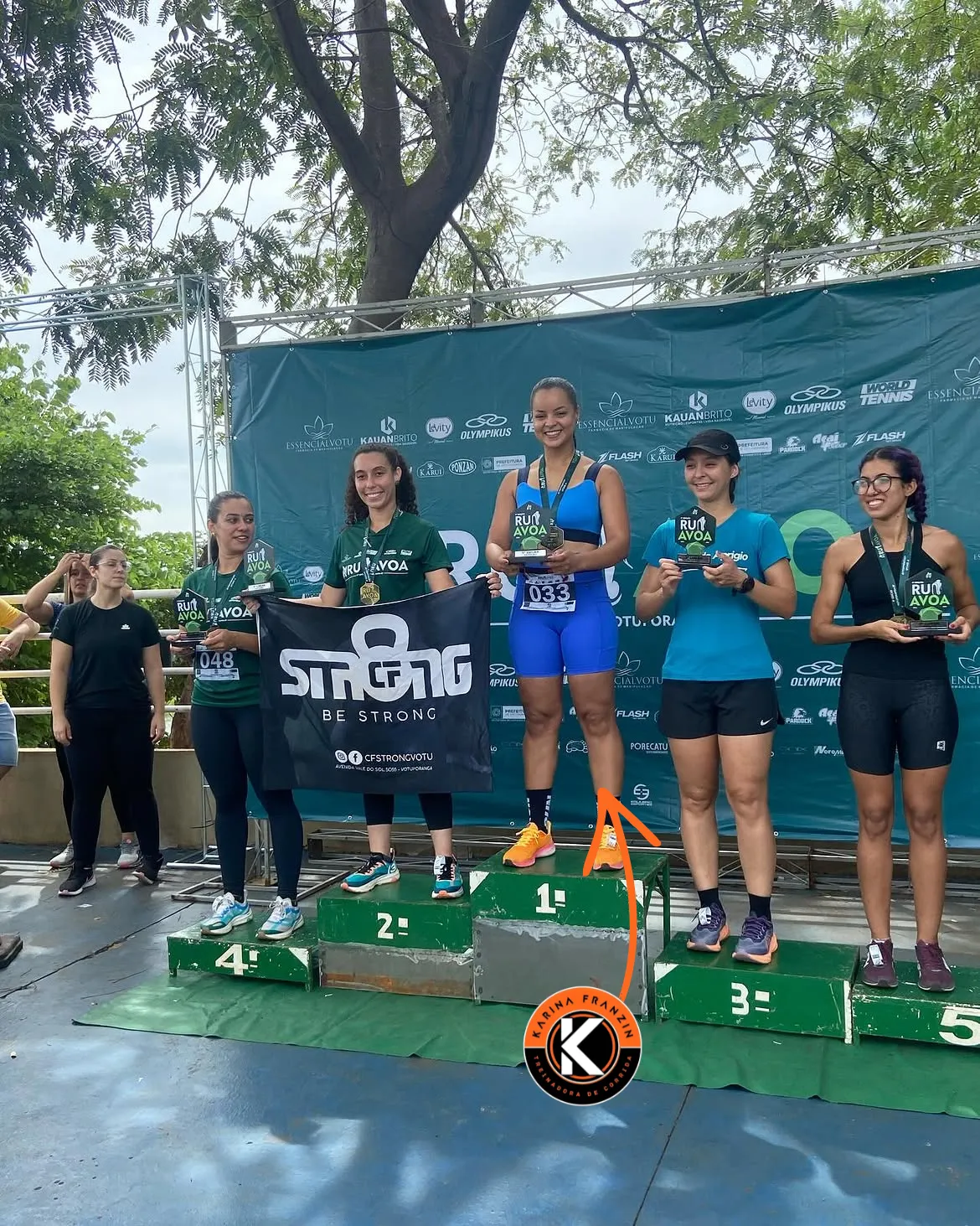 Aluna conquista primeiro lugar geral em corrida de rua com assessoria personalizada