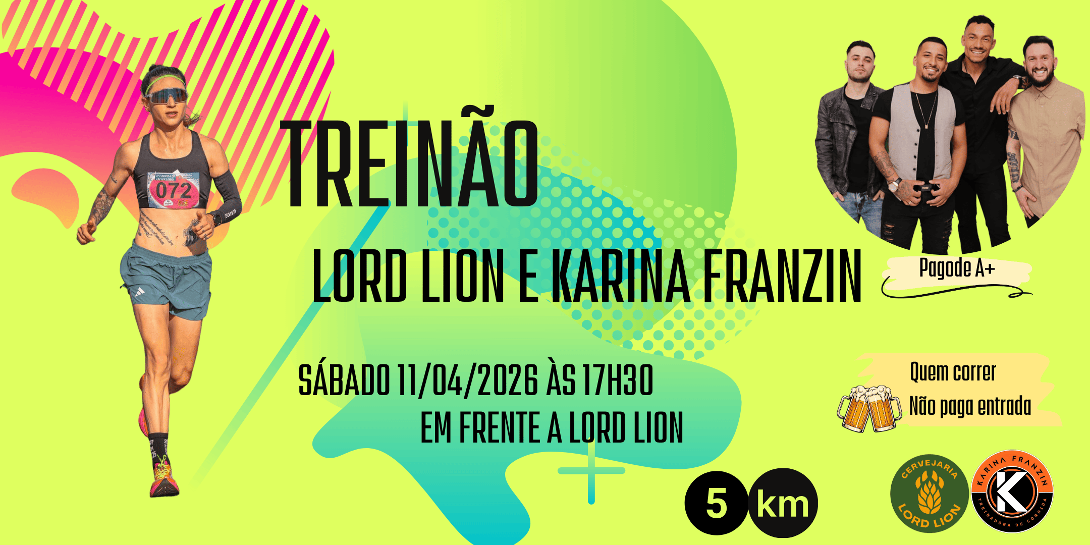Treinao Lord Lion e Karina Franzin